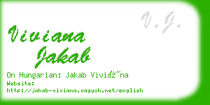 viviana jakab business card